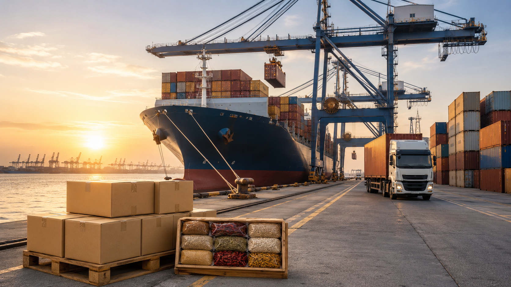 Quality and export documentation — logistics and packing for global shipment